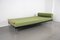 Sofá cama con funda de tela verde de Fred Ruf para Wohnbedarf Ag, Suiza, años 50, Imagen 5