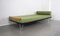 Sofá cama con funda de tela verde de Fred Ruf para Wohnbedarf Ag, Suiza, años 50, Imagen 9