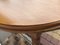 Tavolo rotondo allungabile impiallacciato in quercia con base in legno, anni '70, Immagine 19
