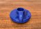 Mid-Century German Minimalist Cobalt Blue Candle Holder from Hartwig Heyne Pottery, 1960s 7