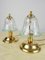 Murano Glass Bedside Lamps, Italy, 1980s, Set of 2 3