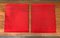 Postmoderne rote Kreuzschwinger Stuhlauflage von Till Behrens, 1980er, 4er Set 13