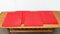 Postmodern Kreuzschwinger Red Chair Pad by Till Behrens, 1980s, Set of 4 18