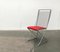 Postmodern Kreuzschwinger Red Chair Pad by Till Behrens, 1980s, Set of 4 1