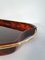 Vintage Serving Tray in Acrylic Glass and Brass, Italy, 1970s, Image 6