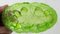 Green Glass Basket Centerpiece or Vide Poche, French, 1900s, Image 6