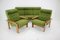 Vintage Czechoslovakia Living Room Set in Beech, 1970s, Set of 3 3