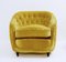 Mid-Century Velvet Armchairs in the style of Gio Ponti by Gio Ponti, 1950s, Set of 2 5