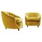Mid-Century Velvet Armchairs in the style of Gio Ponti by Gio Ponti, 1950s, Set of 2, Image 1