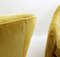 Mid-Century Velvet Armchairs in the style of Gio Ponti by Gio Ponti, 1950s, Set of 2, Image 10