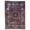 Distressed Kirman Rug, 1890s 1