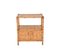 Mid-Century Schrank aus Rattan & Bambusgewebe, Italien, 1970er 11