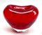 Heart-Shaped Salviati Vase by Maria Christina Hamel, 1989 2