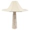 Mid-Century Italian Table Lamp in Travertine by Fratelli Mannelli, 1970s 1