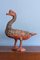 Indonesian Polychrome Goose Carved Wood Sculpture, 1950s 2