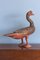 Indonesian Polychrome Goose Carved Wood Sculpture, 1950s 3
