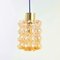 Mid-Century Modern Amber Bubble Glass Ceiling Light by Helena Tynell for Limburg, Germany, 1960s 3