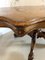 Large Victorian Carved Burr Walnut Centre Table, 1860s 11