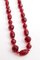 Vintage Red Long Amber Necklace, 1960s 5