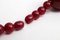 Art Deco Bakelite Cherry Amber Beaded Necklace, 1930s 6