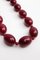 Art Deco Bakelite Cherry Amber Beaded Necklace, 1930s, Image 5