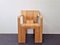 Strip Chair with Armrests by Gijs Bakker for Castelijn, the Netherlands, 1970s, Image 1