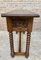 Vintage Spanish Carved Console Table with Turned Legs, 1940s 17