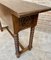 Vintage Spanish Carved Console Table with Turned Legs, 1940s 10