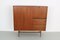 Credenza in teak e ottone con anta a libro di Edmondo Palutari Thati, Italia, anni '60, Immagine 23