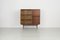 Credenza in teak e ottone con anta a libro di Edmondo Palutari Thati, Italia, anni '60, Immagine 2