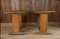 French Bistro Tables in Wood and Iron by Baumann Factory, 1970s, Set of 2 3