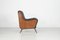 3-Seat Sofa and Armchairs in Teak and the Iron Leg Frame with Brass Sleeves from Arflex, 1950s, Set of 3, Image 23