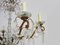 Vintage Chandelier in Brass and Glass Light, 1950s, Image 6