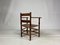 Dutch Beech and Rush Armchair, 1930s 2