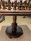 Rosewood Chess Table with Marble Top and Chess Set in Brass and Bronze, 1930s 13