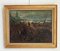 Sylvain Vigny, Boats and Fishermen, Oil on Canvas, 1920s, Framed, Image 1