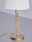 Lámpara de mesa B-131 de altura ajustable de latón de Bergboms, Sweden, años 50, Imagen 3