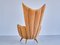 Armchair in Velvet and Fluted Walnut by Guglielmo Ulrich, Italy, 1940s, Image 13