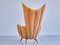 Sessel aus Samt & Kanneliertem Nussholz von Guglielmo Ulrich, Italien, 1940er 13