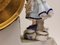 Garnisonsuhr aus Porzellan, 20. Jh. im Stil von Capodimonte, Italien, 1890er 12