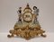 20th Century Porcelain Garrison Clock in the style of Capodimonte, Italy, 1890s, Image 3