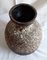 Vintage Ceramic Vase in the style of Fat Lava in Beige-Brown, 1970s 2