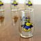 Czechoslovakian Glasses with Pring and Gold, 1960s, Set of 6 4
