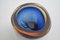 Orange & Blue Murano Glass Bowl from Mandruzzato, 1960s, Image 1