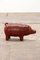 Leather Pig Ottoman in the style of Dimitri Omersa, 1970s, Image 4