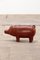 Leather Pig Ottoman in the style of Dimitri Omersa, 1970s, Image 3