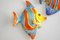 Mid-Century Ceramic Wall Fish Decorations, Italy, 1950s, Set of 2, Image 3