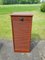 Vintage Wood Roller Shutter Cabinet, 1960s, Image 1