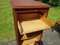 Vintage Holz Schrank mit Rollladen, 1960er 4