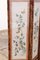 Biombo oriental vintage de bambú con tela, años 60, Imagen 8